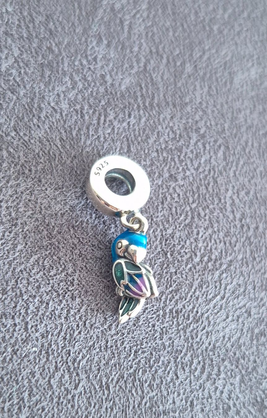 Ciondoli: Silber Charm Papagei +Garantie – Nuovo (secondo la descrizione) da Rotkreuz venduto da Carbone_Bijou-Shop 1