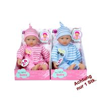Babypuppe 38cm - Baby Puppe mit Sound