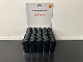 Neu Display Elektronik- Feuerzeug schwarz (50x)