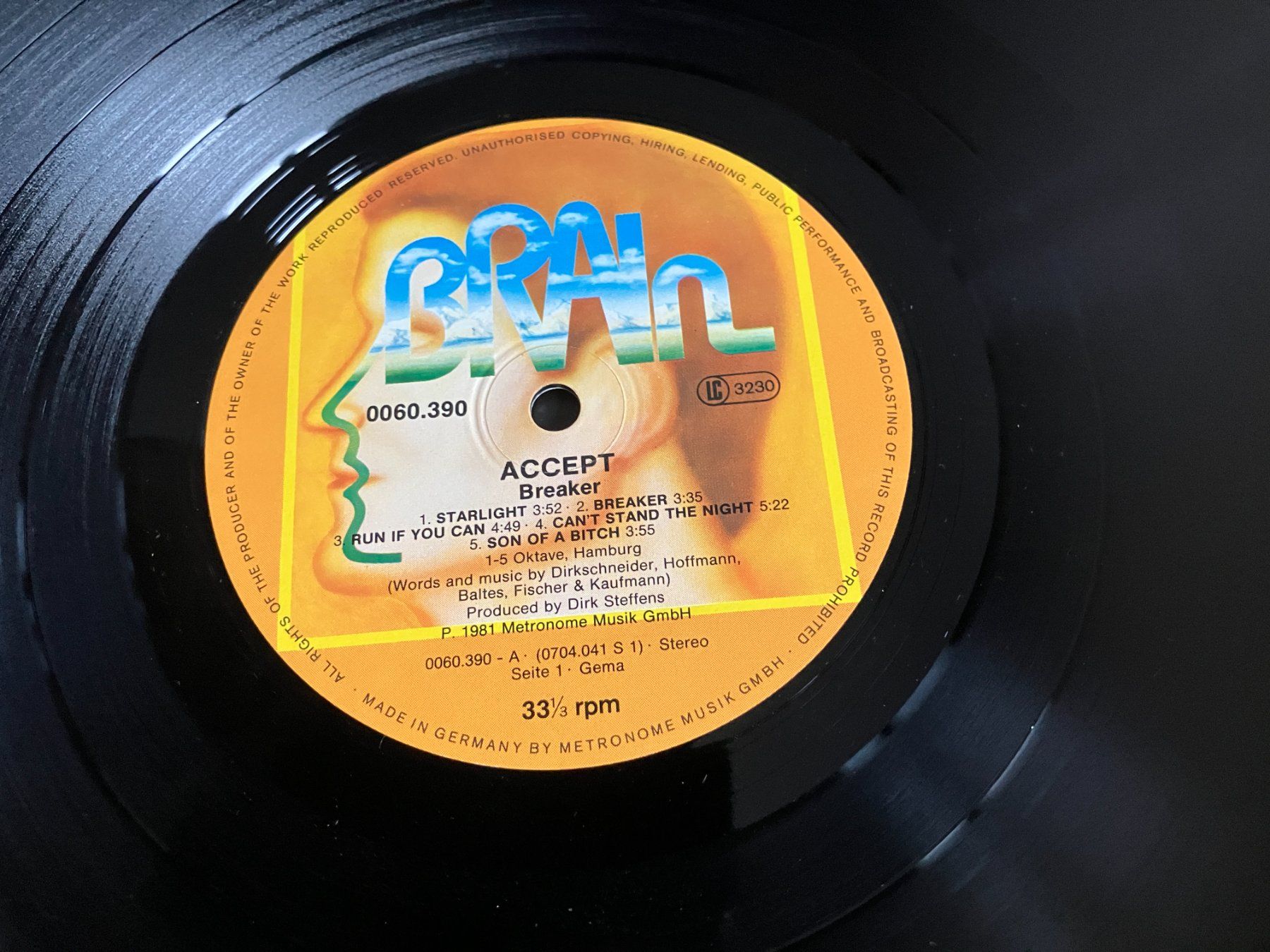 Dischi in vinile: Accept – Usato da Aarwangen venduto da Jukebox3 7