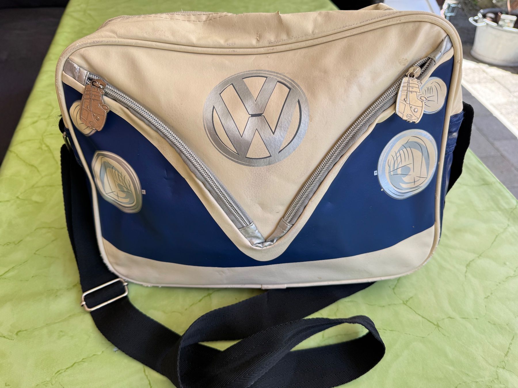 Volkswagen Borse da donna: Original VW Bulli T1 Handtasche blau – Usato da Winterthur venduto da Brigitta5