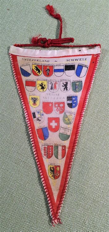 Fanion Miniature – Drapeau De Table 15x10 Cm, Suisse, Biel/Bienne, Neuf