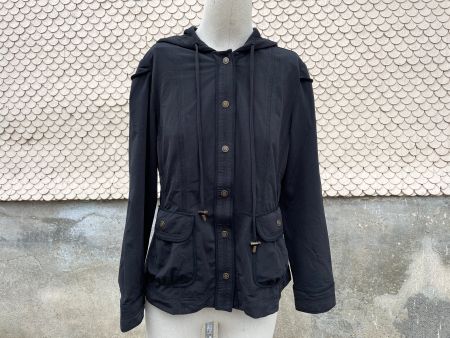 Stylisches schwarzes TAIFUN COLLECTION Kapuzenjäckli Gr. 42