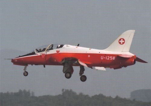 Cartoline postali: Postcard Swiss AF Hawk T.Mk.66 – Nuovo (secondo la descrizione) da Basel venduto da Dogana