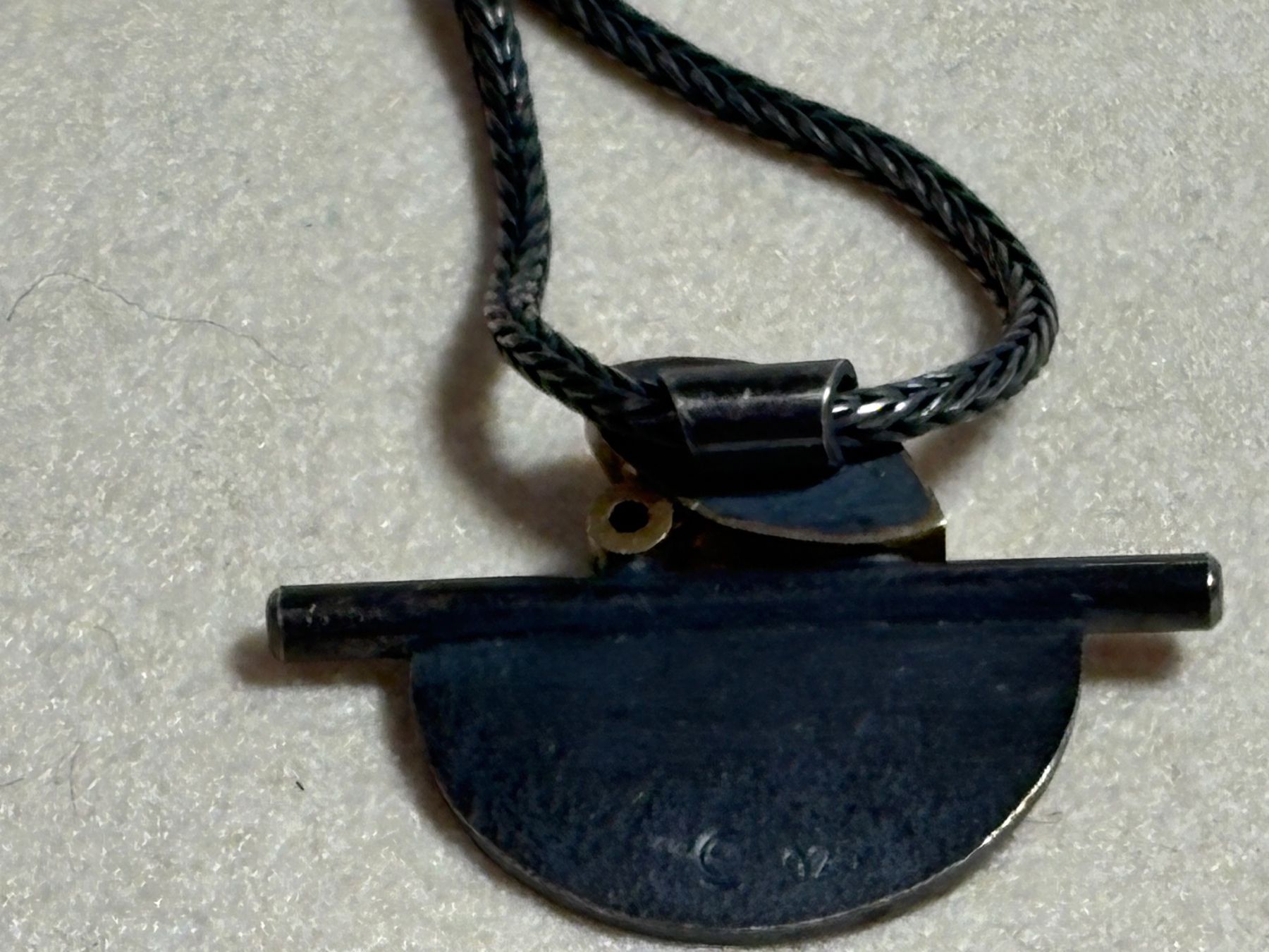 Pendentifs: Kette 44 cm Lang mit OPALANHÄNGER 925 Silber – D'occasion à St. Peterzell par verena40 3