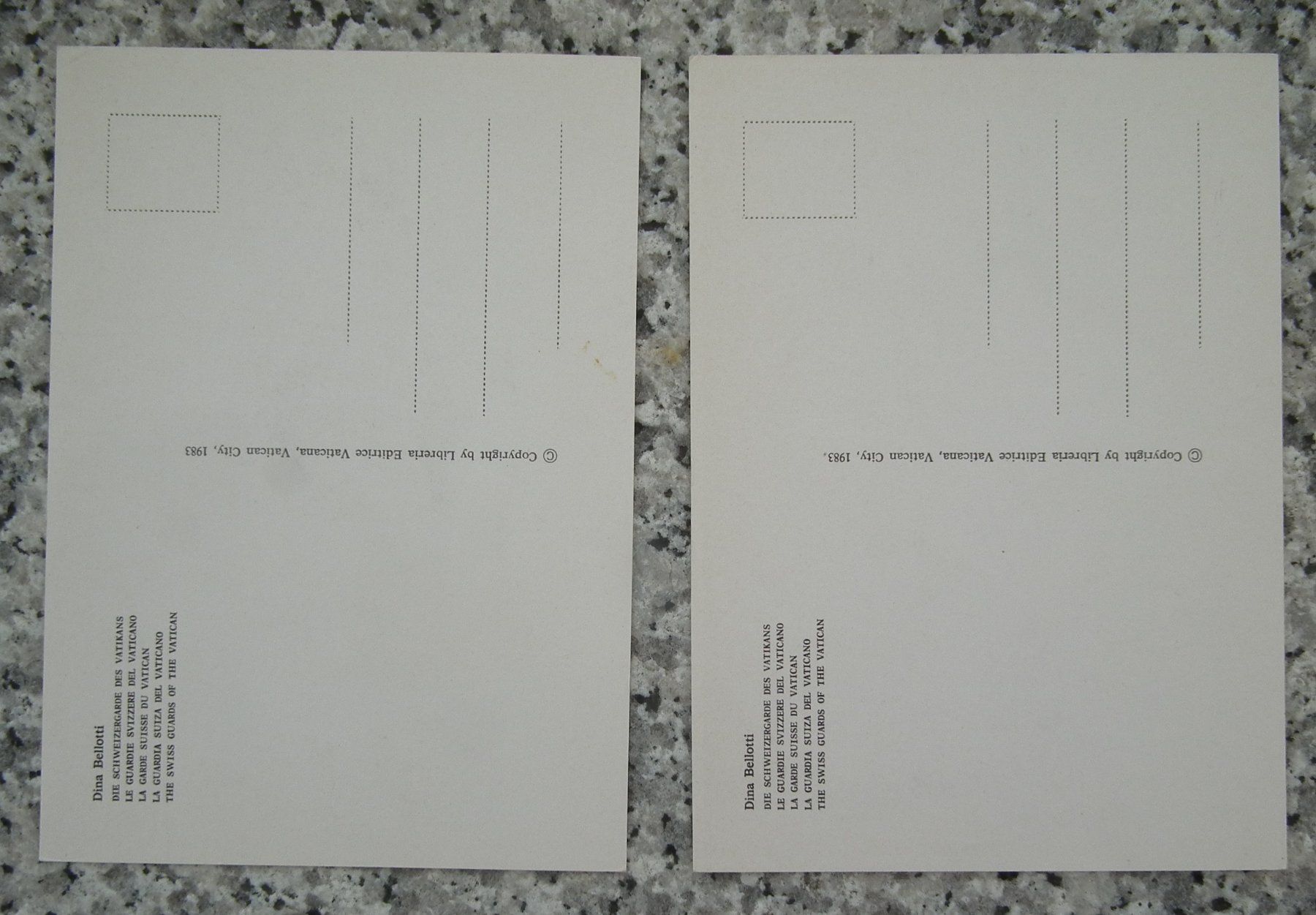Tutti i francobolli: Die Schweizergarde des Vatikans  Folder mit 8 Kunst Karten – Usato da Kriens venduto da WULLU99 6