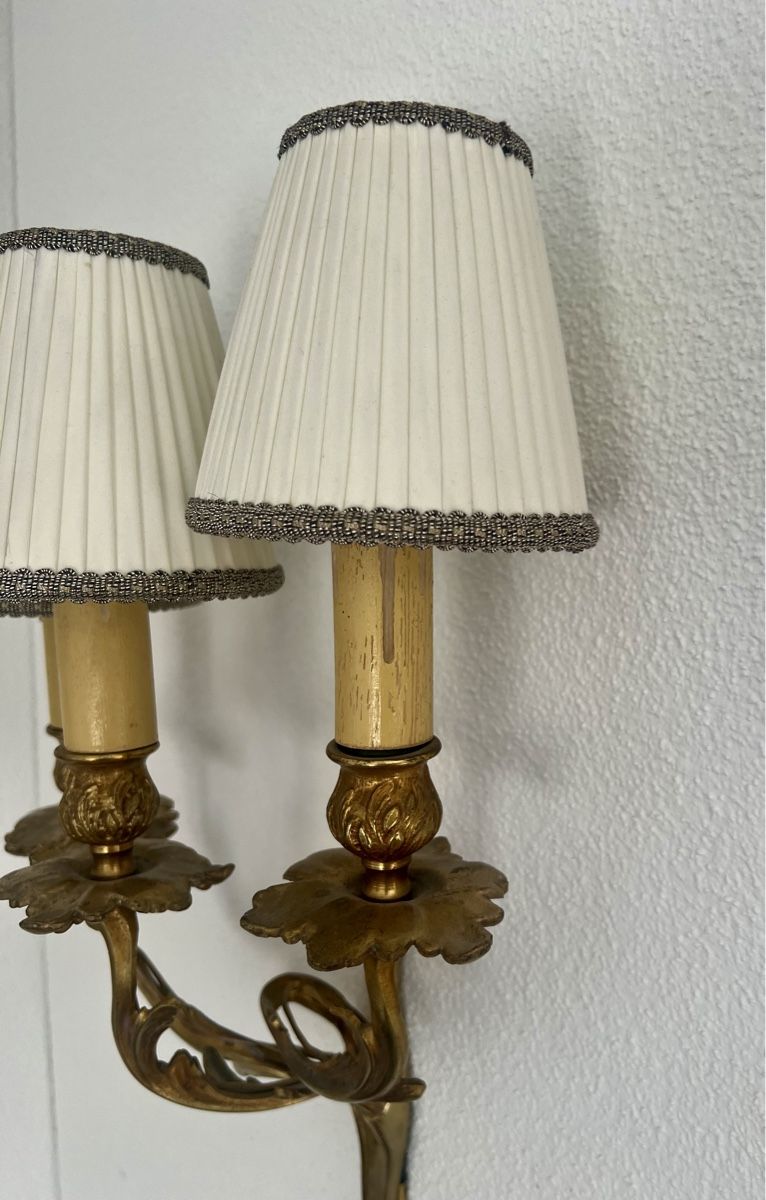 Lampen: Antique wand lampe 3 arme – Gebraucht aus Mehlsecken von Reymau 2