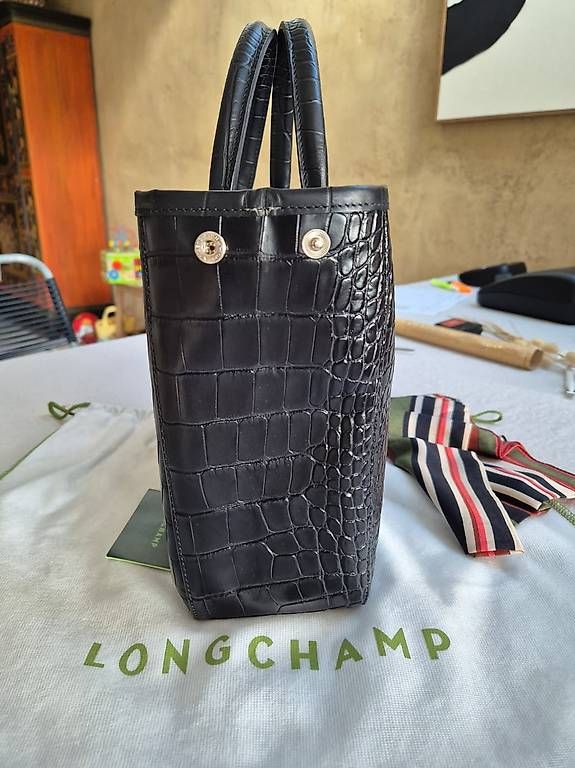 Borse da donna: Neuwertige Longchamp "Roseau Croco" Ledertasche & Seidentuch – Usato da Meilen venduto da jul_28tj 1