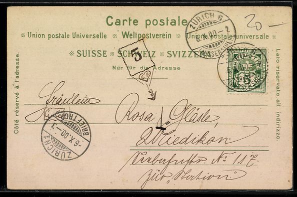 Cartes postales: Zürich, Bahnhofplatz und Polytechnikum – D'occasion à Berlin par bartko-reher 1
