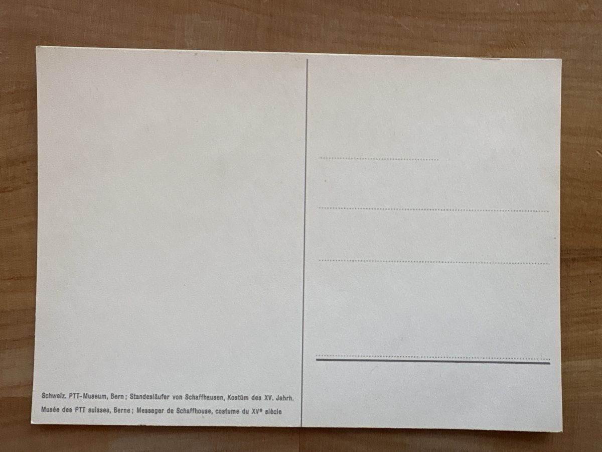 Cartoline postali: AK von Standesläufer Schaffhausen – Usato da Rümlang venduto da Kartenpost1 1