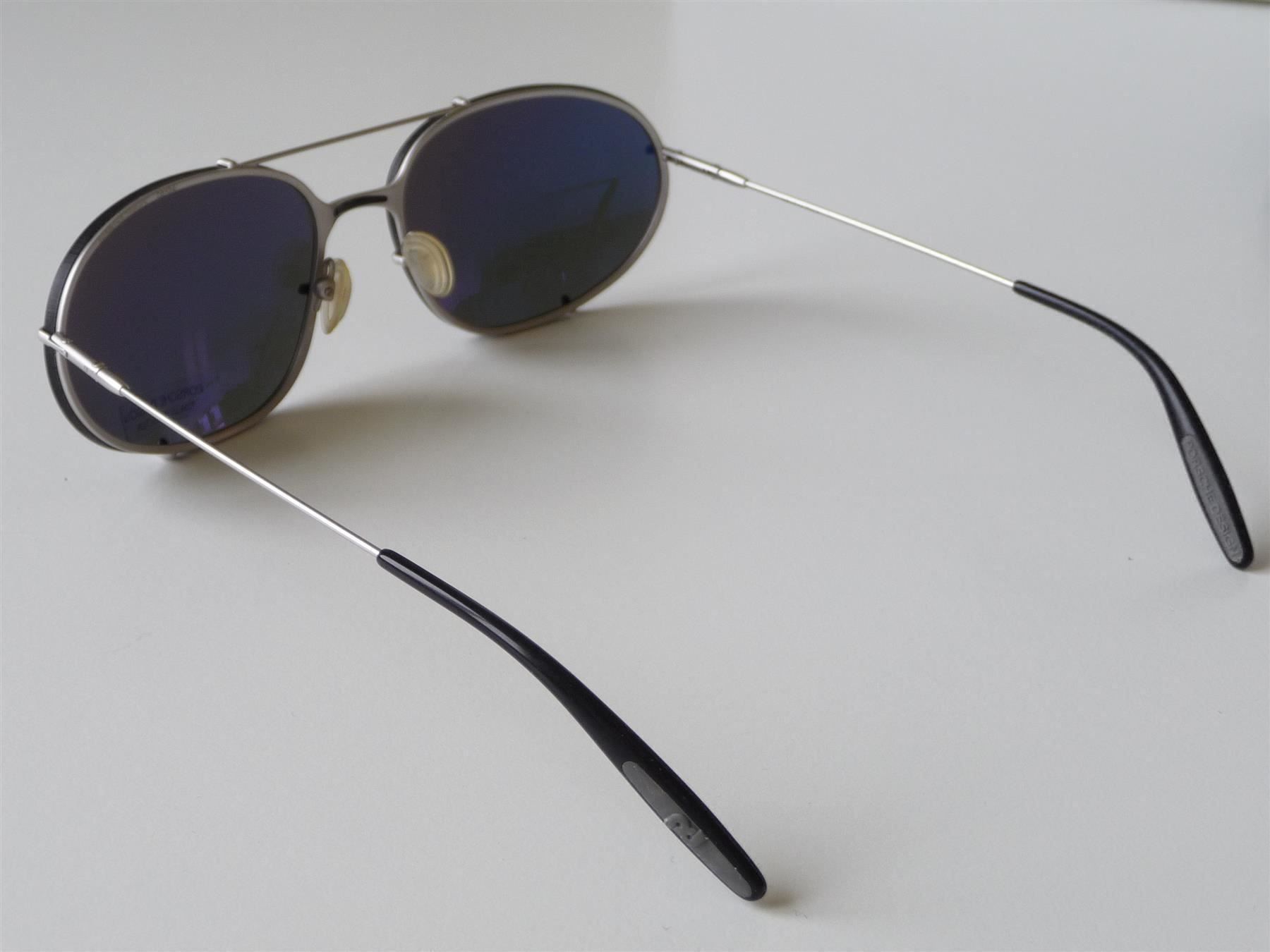 NEUE Porsche Design Aviator P1003 silber mit grauen Gläsern (Neu ...