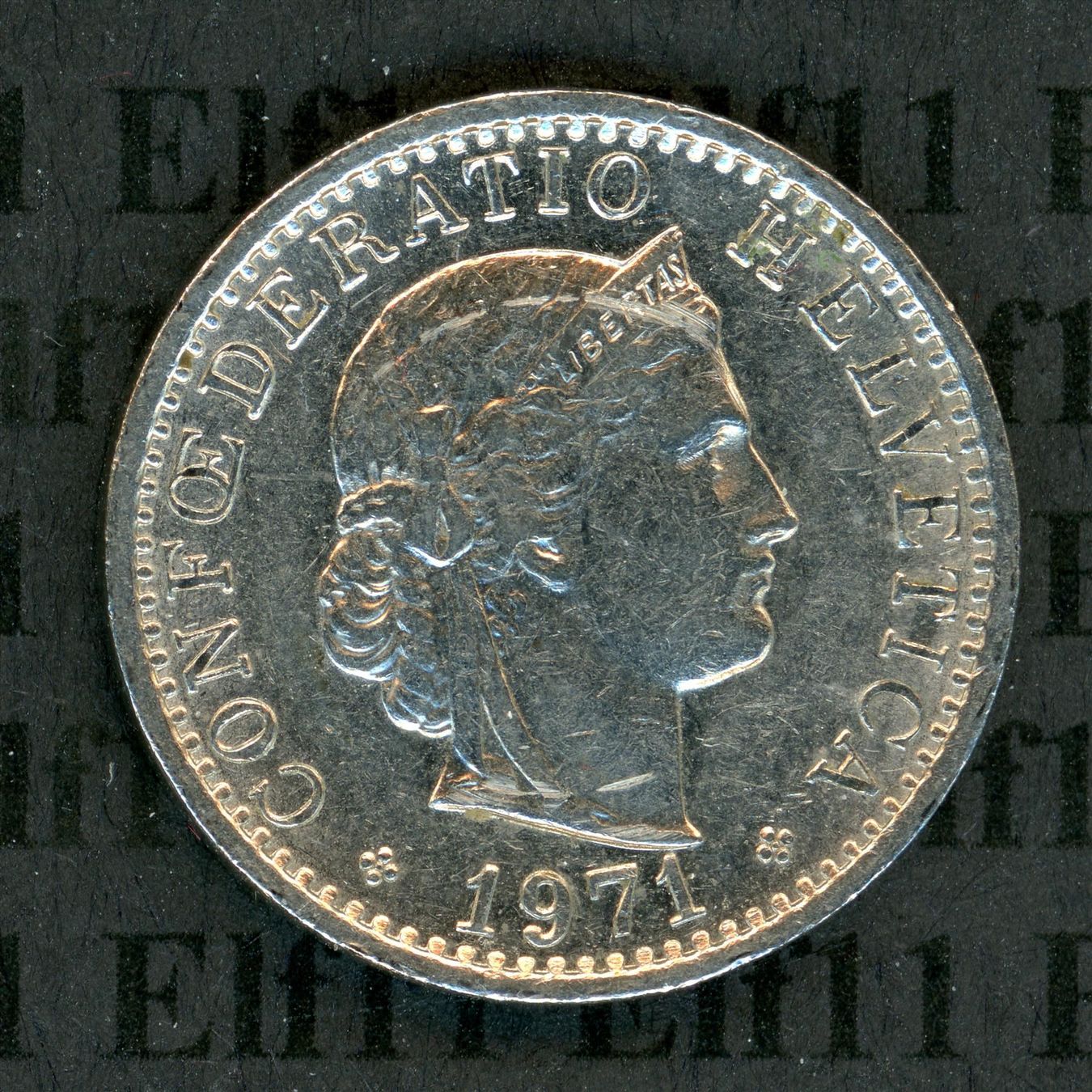 Tutti le monete: CHF___0.20 1971 vz 20 Rappen – Usato da Widnau venduto da Elf11