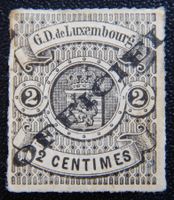 Luxemburg Kat. 2 I * 1875 sign. Kat. 72 Euro