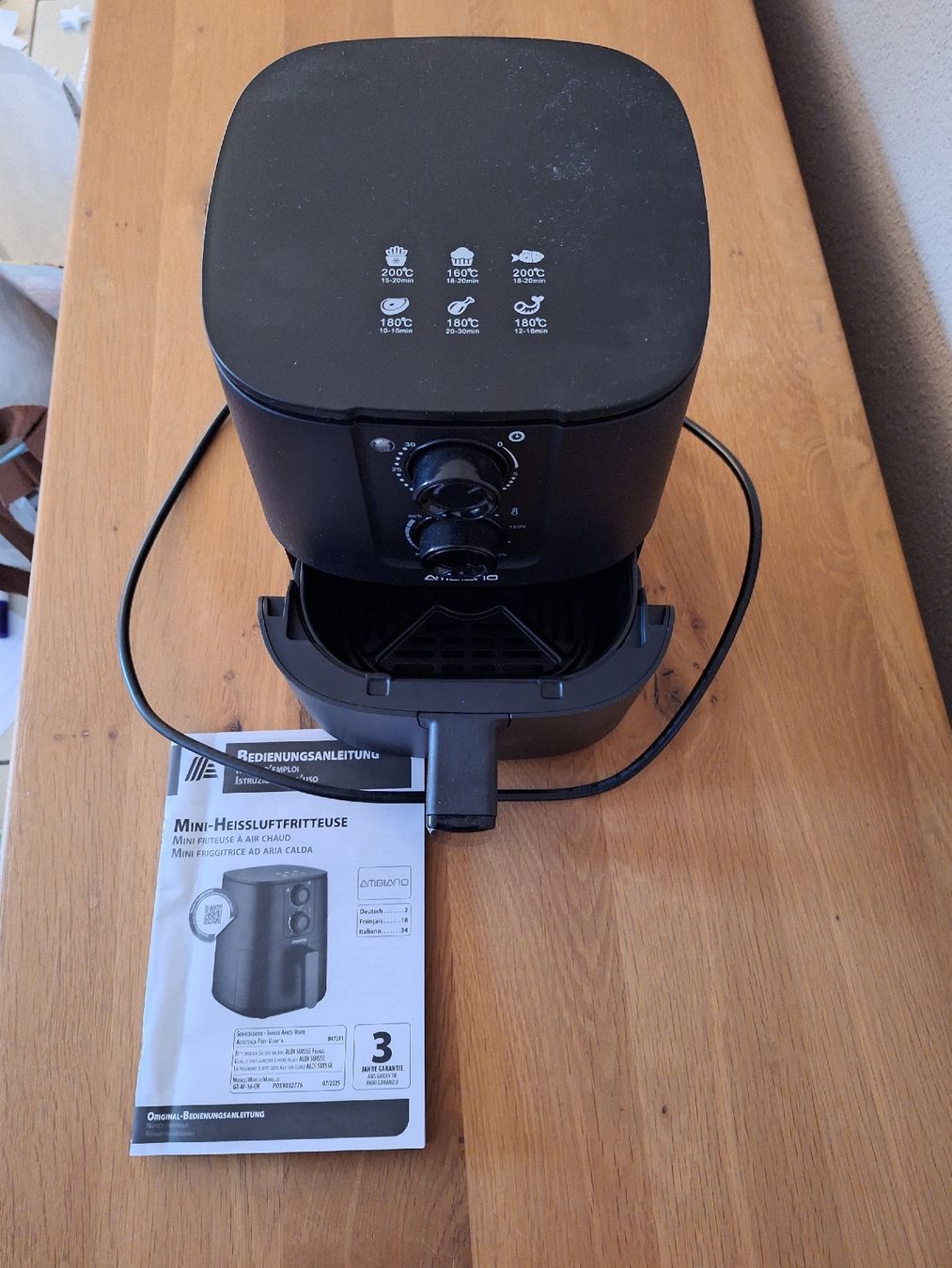 Ambiano Elettrodomestici da cucina: Heissluftfritteuse mini – Nuovo (secondo la descrizione) da Honau venduto da Eltian