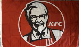 KFC Fahne Flag Fast Food Chicken Burger Pommes Restaurant