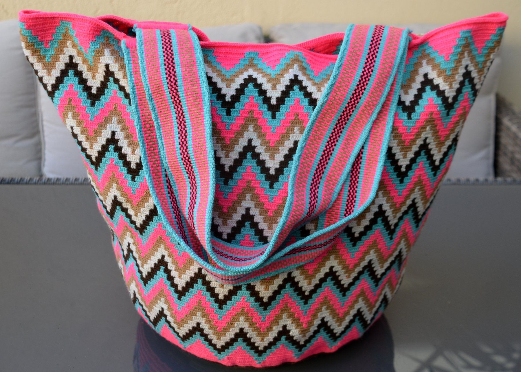 Borse da donna: Wayuu Mochila Tasche / sac Handmade – Usato da Collonges venduto da Allegree 1