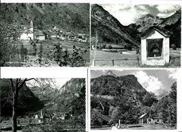 Sonogno Vale Verzasca TI 4 AK Quer Format 1939 - 1950