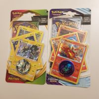 2 Pokemon Blister Packs Vivid Voltage Chilling Reign Neu