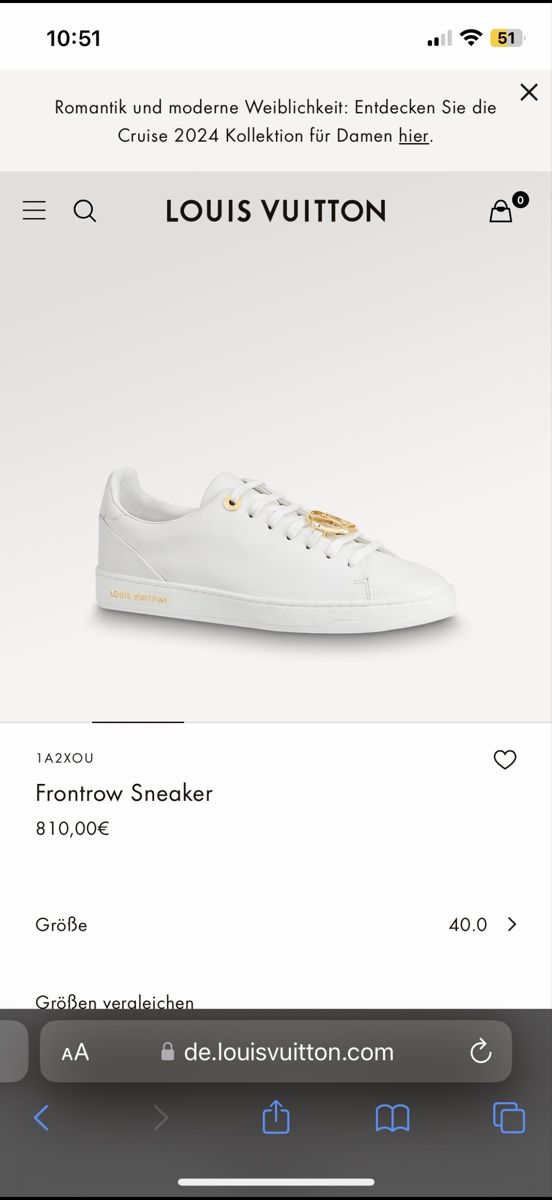 Louis Vuitton Scarpe da donna: Louis Vuitton Frontrow Sneaker, Gr. 38 – Nuovo (secondo la descrizione) da Bronschhofen venduto da ade_7ttz 6