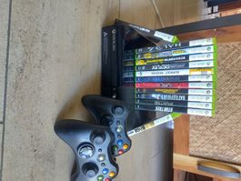 XBox 360 + 13 Spiele gebraucht, guter Zustand