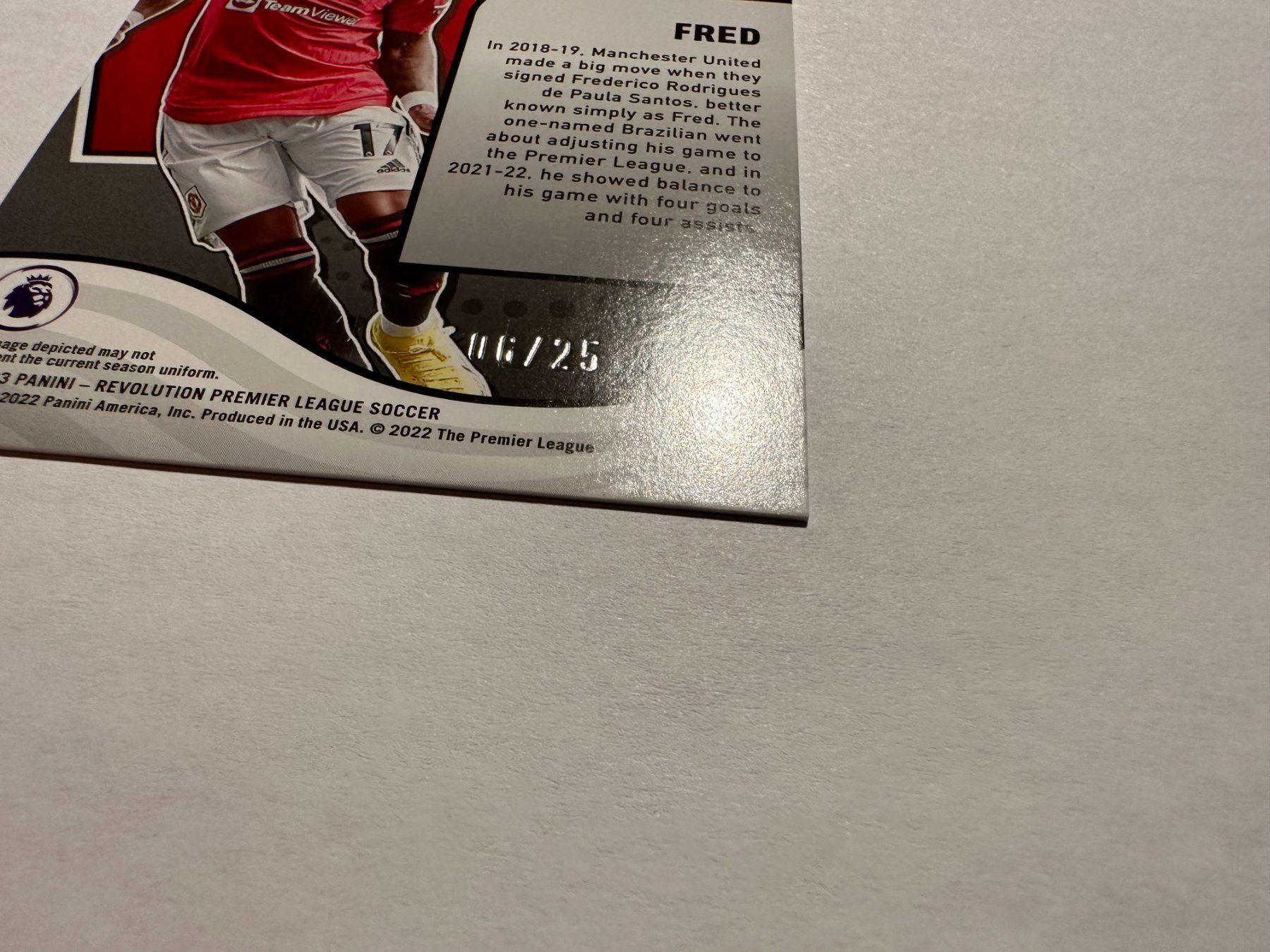 Panini Carte collezionabili: 2022 Panini Revolution Fred /25 – Usato da Hagendorn venduto da Pokecollectorch 4
