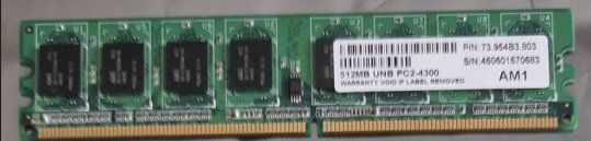 Memory / RAM: RAM DDR2-512MB-533MHZ – Gebraucht aus Villaz-st-Pierre von BIstroide