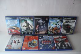 9x Sony PlayStation 2 Spiele / PS2 Games / Bundle