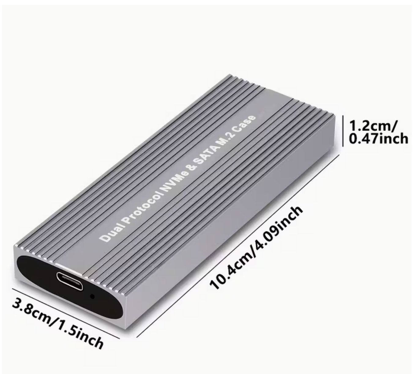 Dockingstation: M.2 NVME+SATA SSD Gehäuse 10Gbps – Neu und originalverpackt aus Mels von Zeppelin08 5