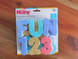Nuby Badebuchstaben & Zahlen, neu und originalverpackt