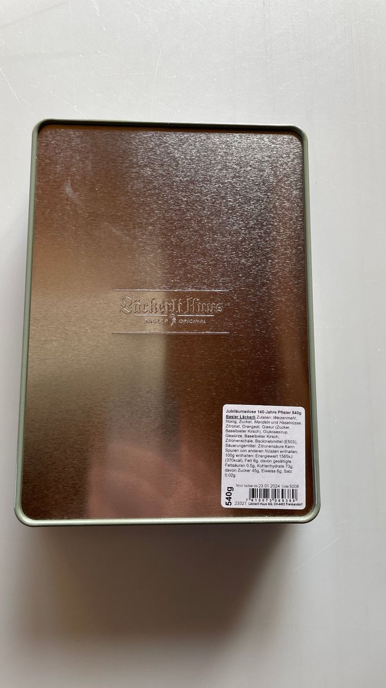 Toutes les décorations: Original Möbel Pfister Limited Edition Jubiläumsdose – D'occasion à Glattfelden par cybermaxx 1