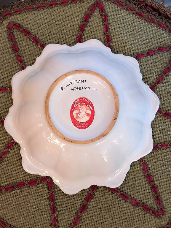 Schalen: A. Liverani Faenza Keramikschale 19 cm – Gebraucht aus Ascona von ArtRomantica 2