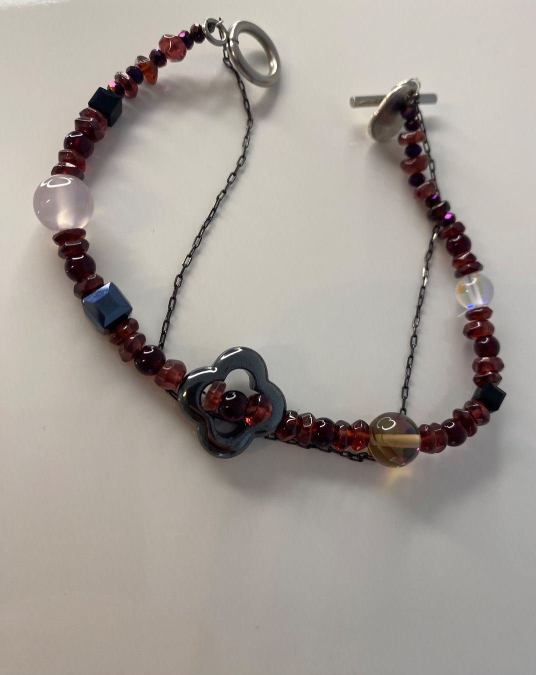 Bracciali & Braccialetti: Bracelet Crystal&natural stone – Nuovo (secondo la descrizione) da Grenchen venduto da adl_ds8n 1