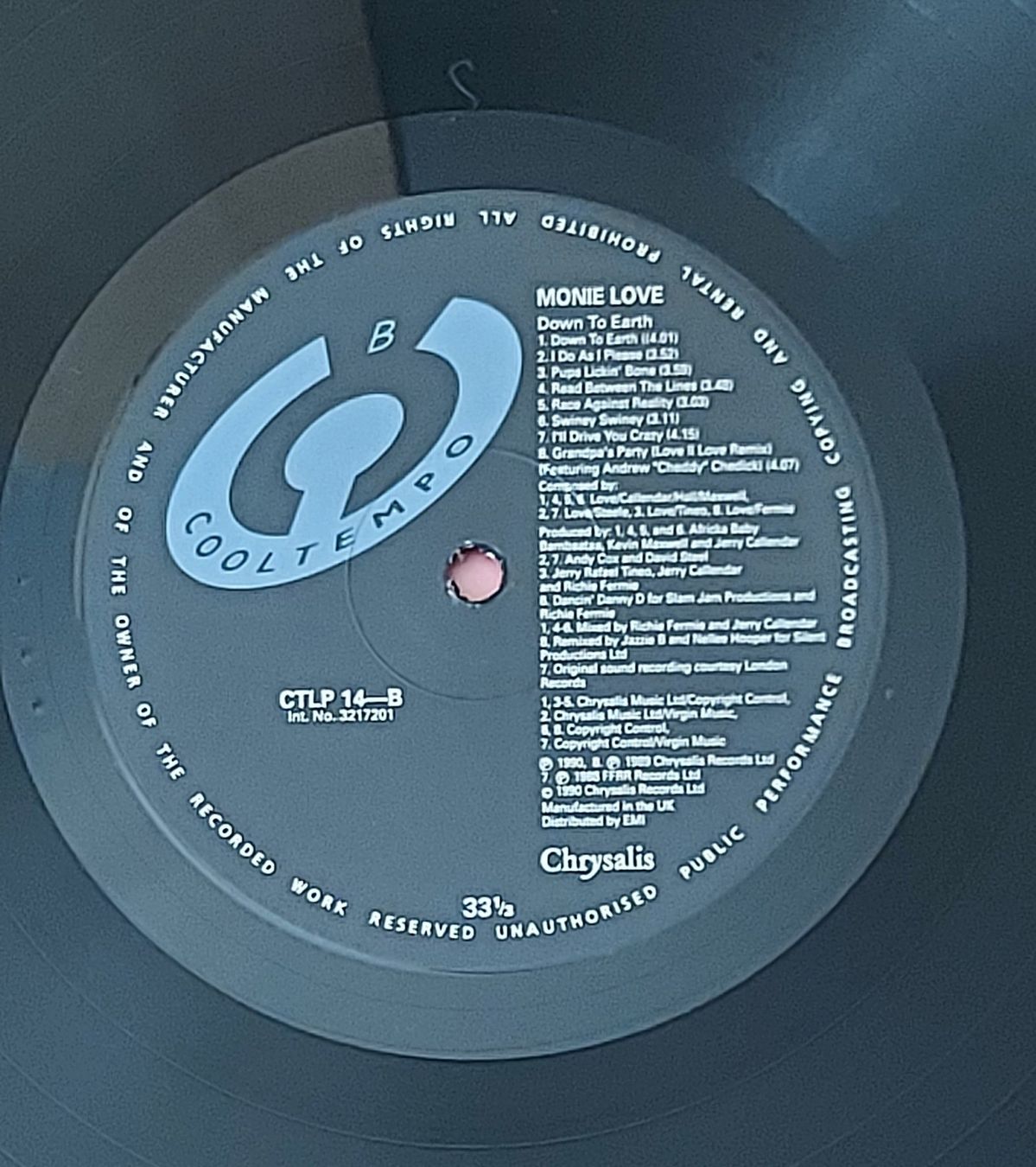 Schallplatten: LP - MONIE LOVE - DOWN TO EARTH – Gebraucht aus Steckborn von Quo7 2