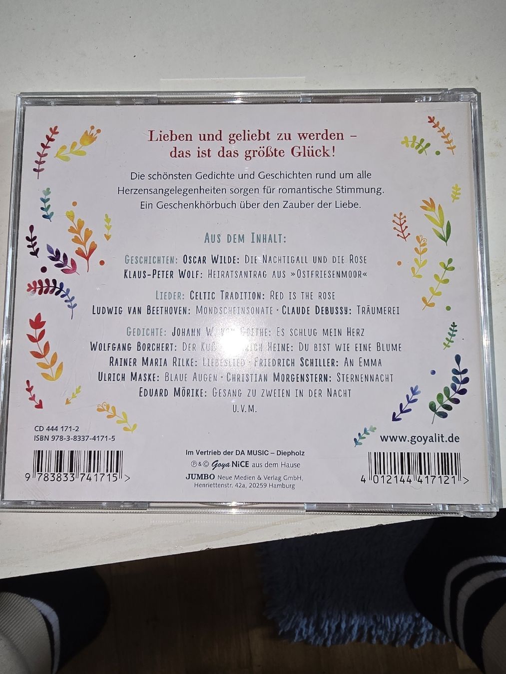 CD: Du & Ich - CD Hörgenuss Freundschaft Liebe – Usato da Oberbüren venduto da Elk2025 1