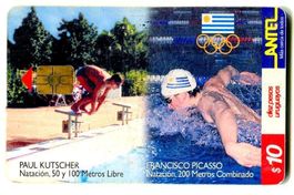Telefonkarte Olympische Spiele. Uruguay