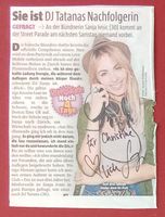 DJ Sanja Ivisic Autogramm signiert Magazinbild