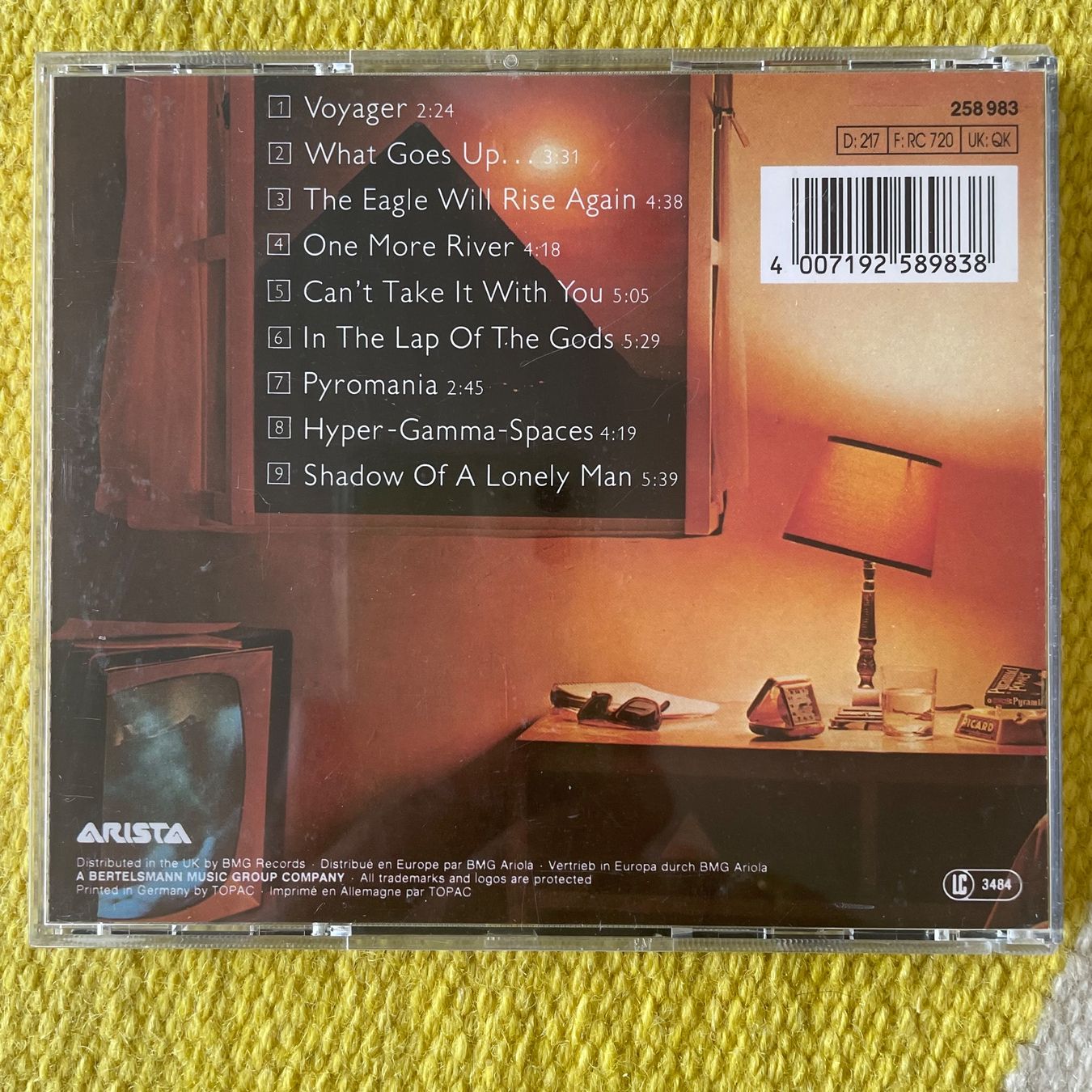 CD: ALAN PARSONS PROJECT-PYRAMID – Usato da Rorschacherberg venduto da CD-Roli 1