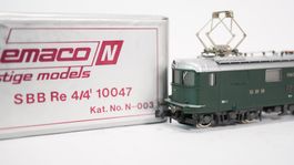 e3 Spur N Lemaco N- 003 SBB Re 4/4' 10047 grün