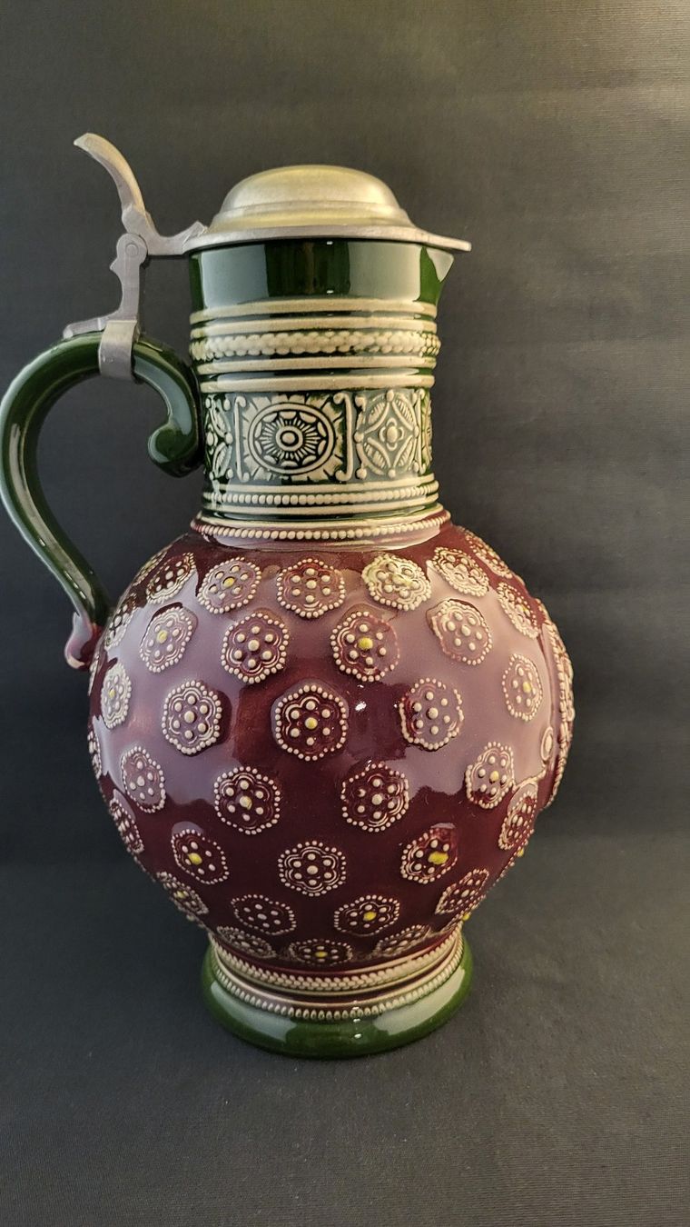 Caraffe: Vintage Keramik Weinkrug – Usato da Basel venduto da spinne02 2