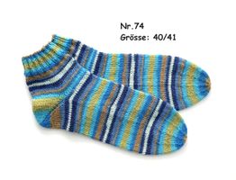 Sneaker - Socken handgestrickt  Gr.40/41  Nr.74