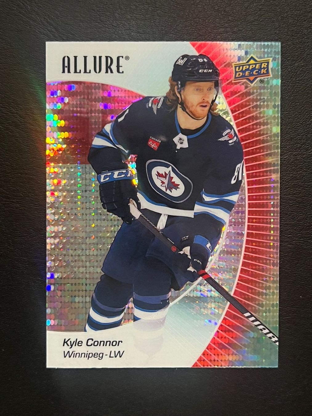 NHL Carte collezionabili: Kyle Connor 2023 Red Rainbow Winnipeg Jets – Nuovo (secondo la descrizione) da Möhlin venduto da SwissHockeyCards