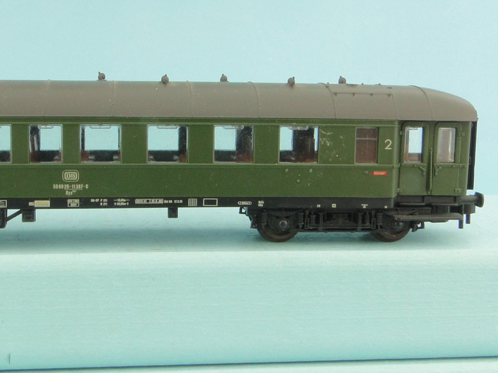 Roco Modellini di ferrovie: Roco 2274A Spur N DB 2 Kl. Einzugwagen – Usato da Bülach venduto da cann11 7