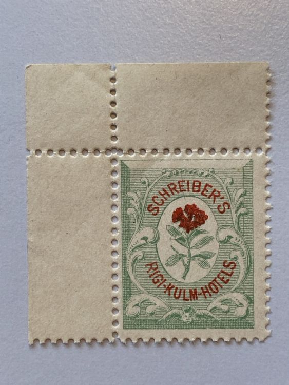 Carte Postale Ancienne Schreiber - Hotel Rigi-Kulm Suisse, 1892, Colorisée, Déjà Postée