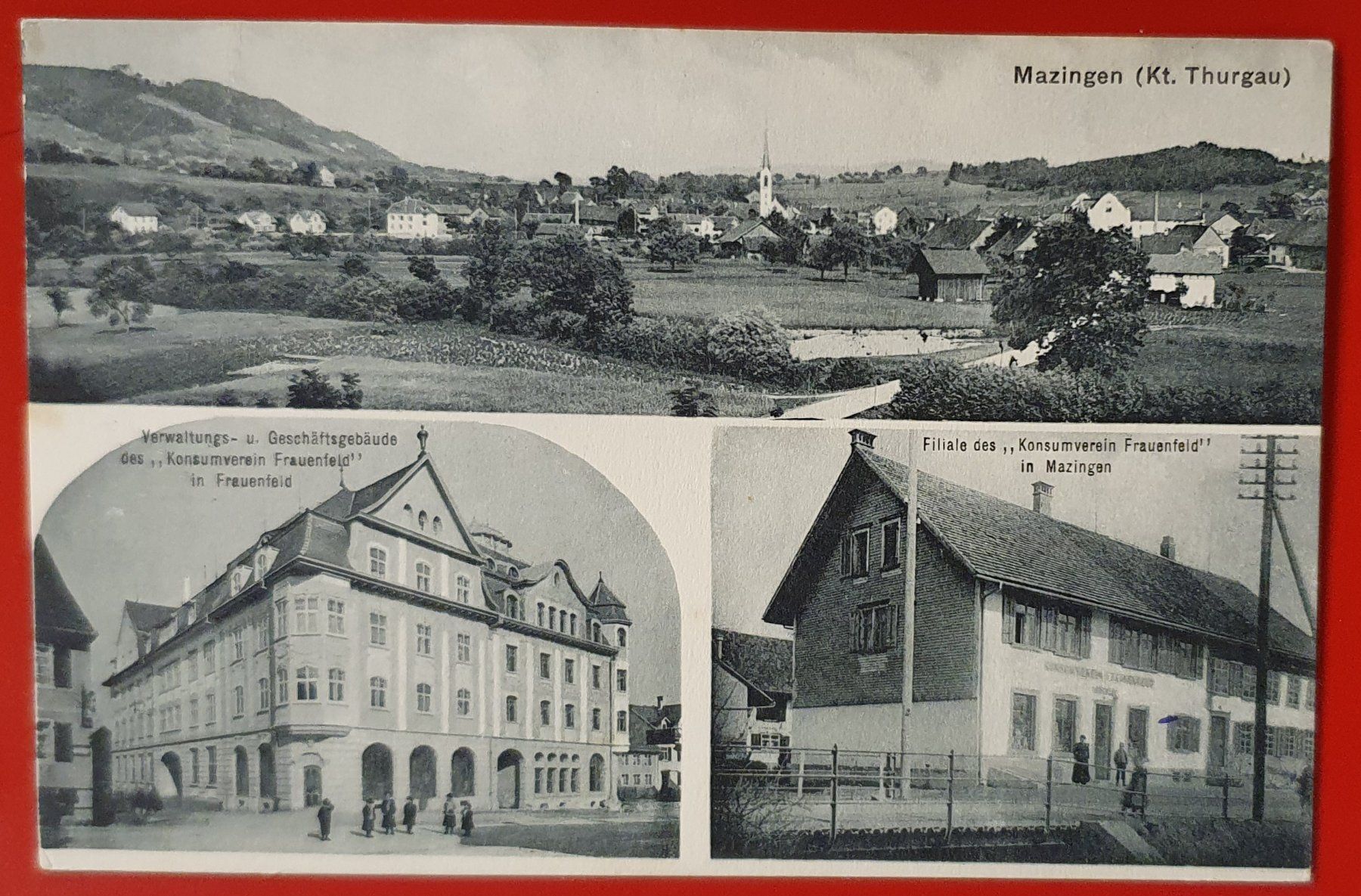 Cartoline postali: Matzingen 1914 - 3 Ansichten – Usato da Kreuzlingen venduto da Rschweiz1