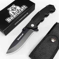 BearCraft Klappmesser Scharfes Outdoor Survival Taschenmesse