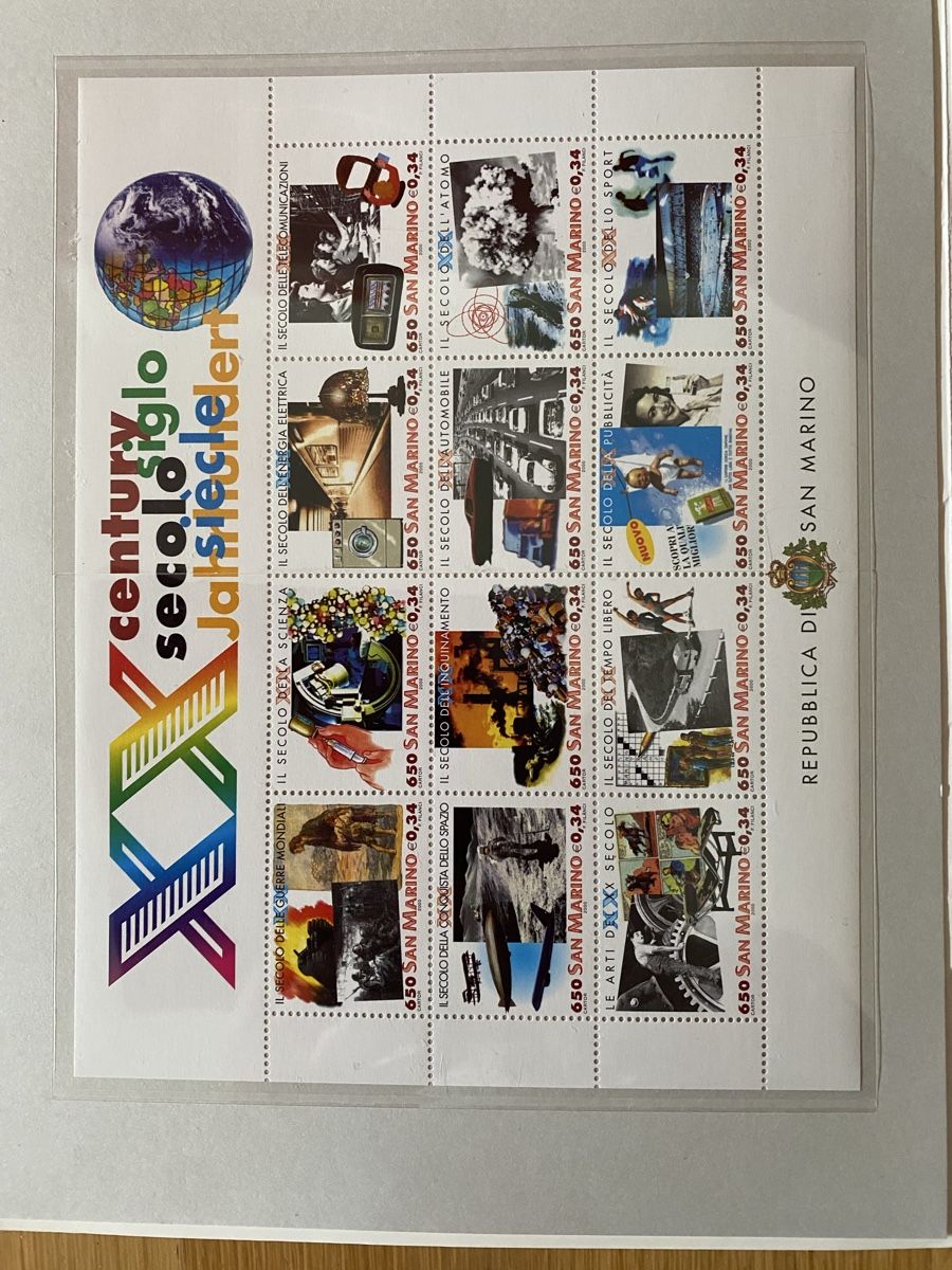 Tutti i francobolli: San Marino 2000 - Briefmarkensammlung – Usato da Bern venduto da Mondol 1