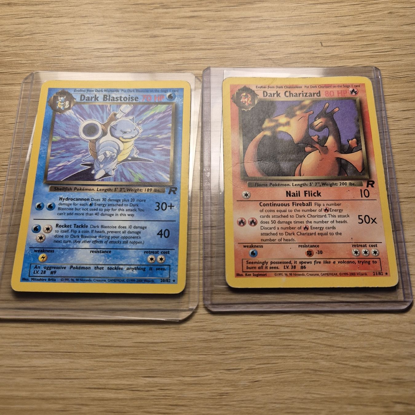 Pokémon Carte collezionabili: Pokémon Team Rocket Dark Charizard Dark Blastoise sammlung – Usato da Ursy venduto da RetroBebar777 1