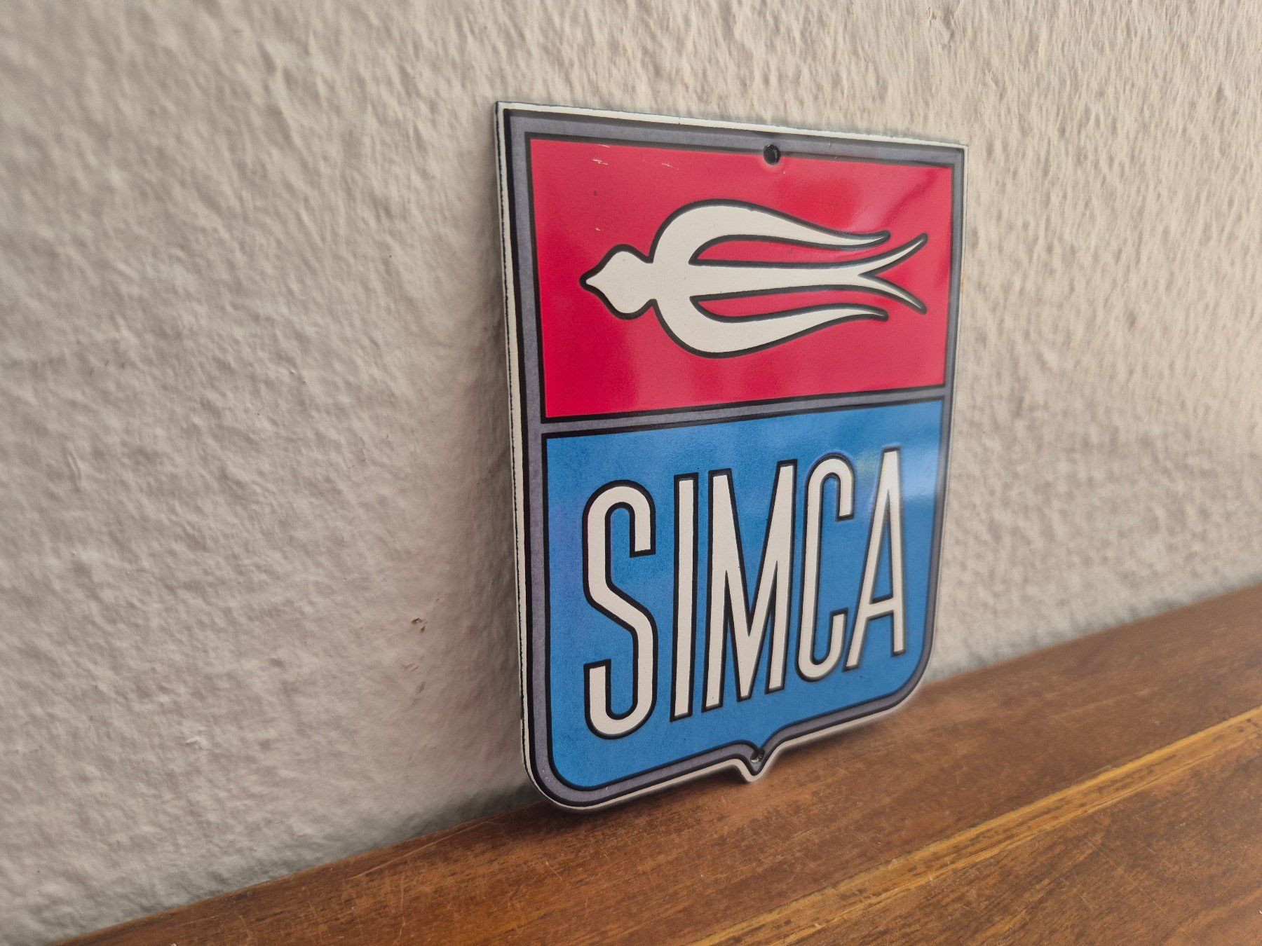 Simca Insegne: Emailschild Simca Auto Logo Oldtimer Service Emaille Schild – Nuovo (secondo la descrizione) da Schaffhausen venduto da pfanis09 4