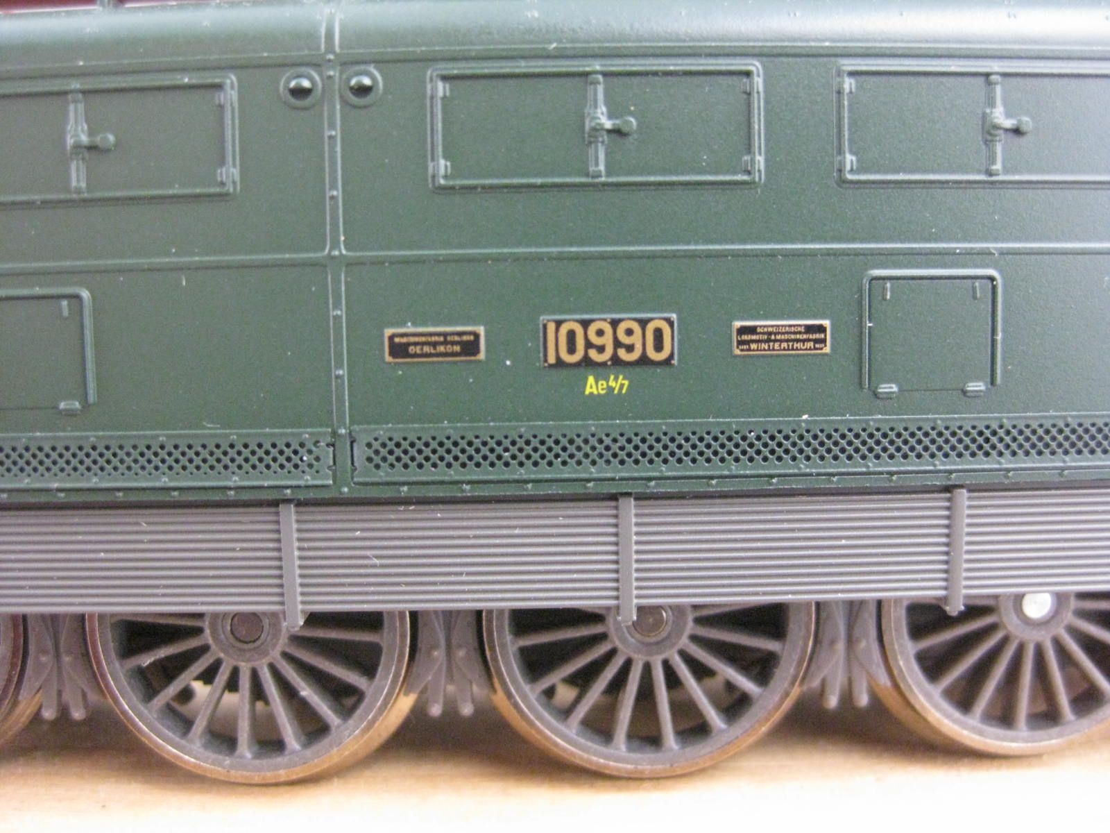 Piko Modelleisenbahnen: PIKO 51780 SBB Ae 4/7 10990 MFO – Neu (gemäss Beschreibung) aus Malters von Marosko 1