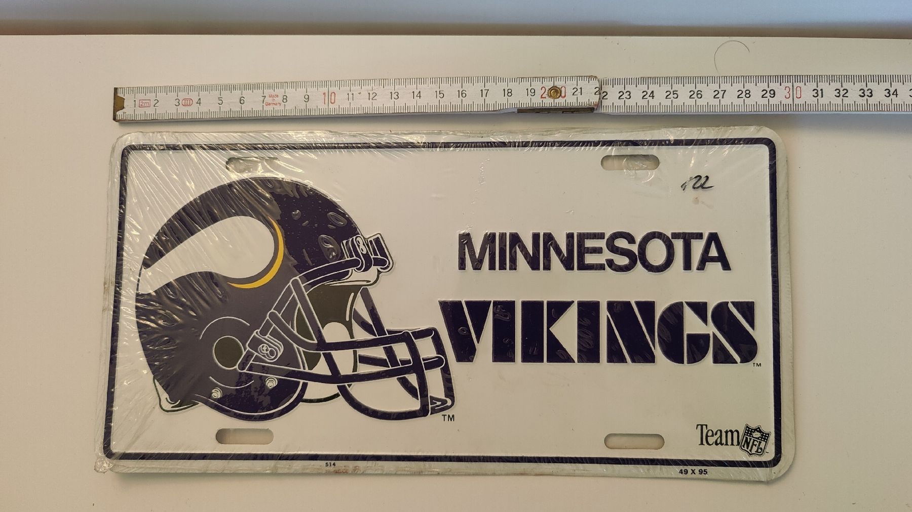 Insegne: Minnesota Vikings Bleckschild (W9) – Usato da Neuenhof venduto da SchnaeppliAllerlei 1